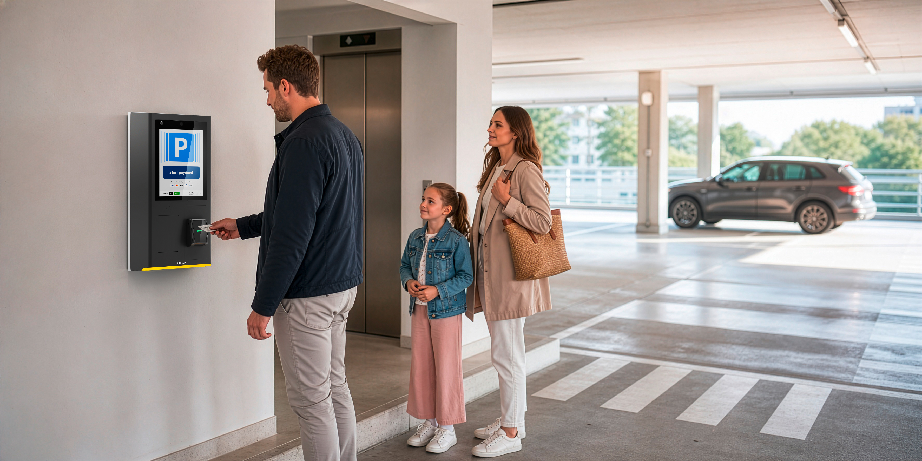 skiosk lean SKIDATA parking payment terminal