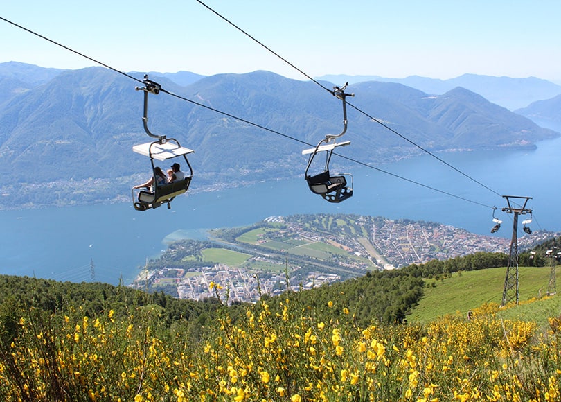 Cardada Impianti Turistici, Orselina La montagne de Locarno, Suisse